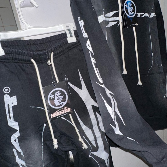 Hellstar Records Studio Black and White Tracksuit - Picture 1 of 6